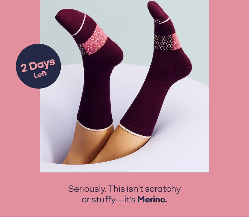 2 Days Left. Seriously. This isn't scratchy or stuffy—it's Merino.