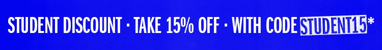 Student Discount Take 15% Off With Code discount code*