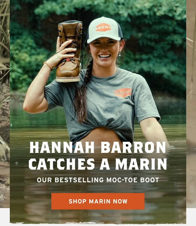 Hannah Barron catches a Marin