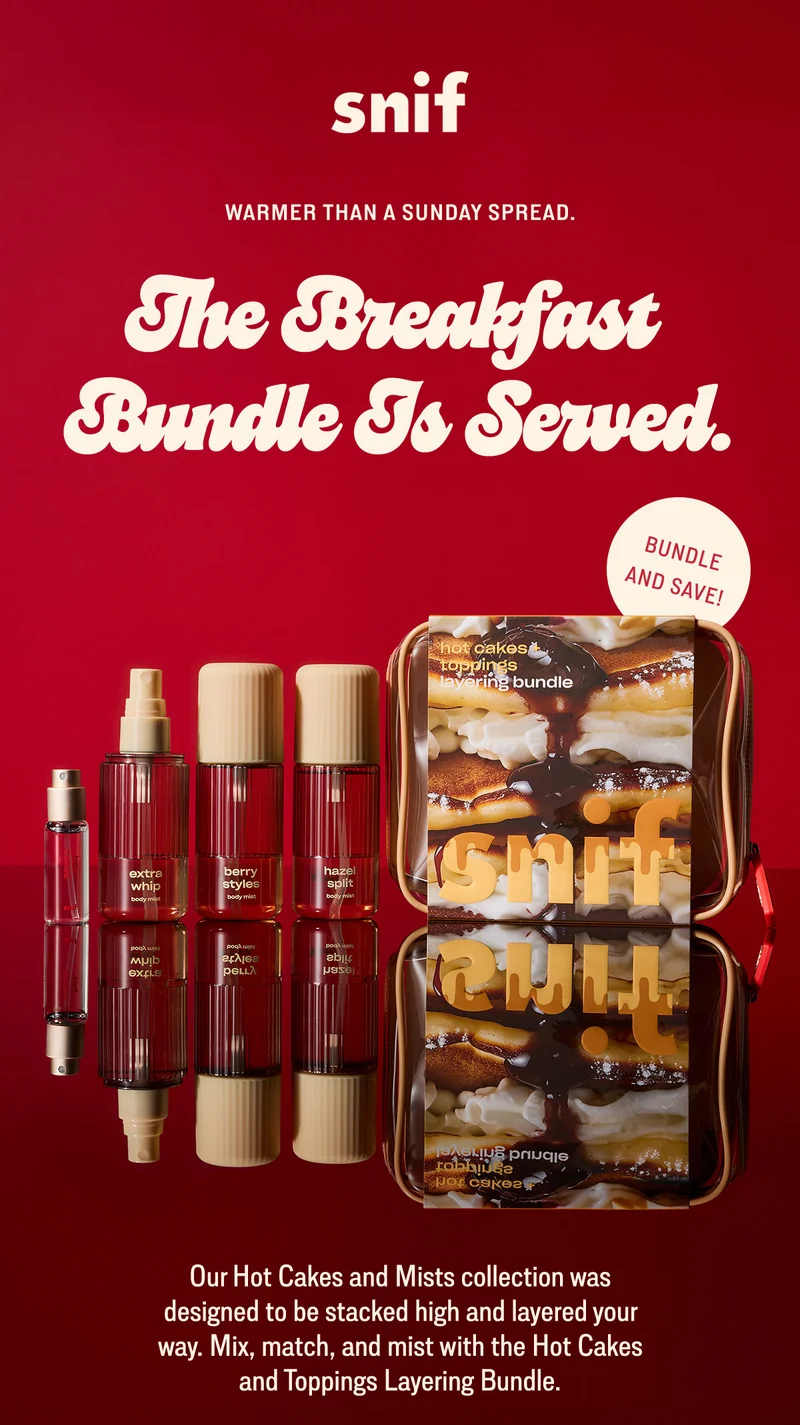 Our Hot Cakes and Mists collection was designed to be stacked high and layered your way. Mix, match, and mist with the Hot Cakes and Toppings Layering Bundle.