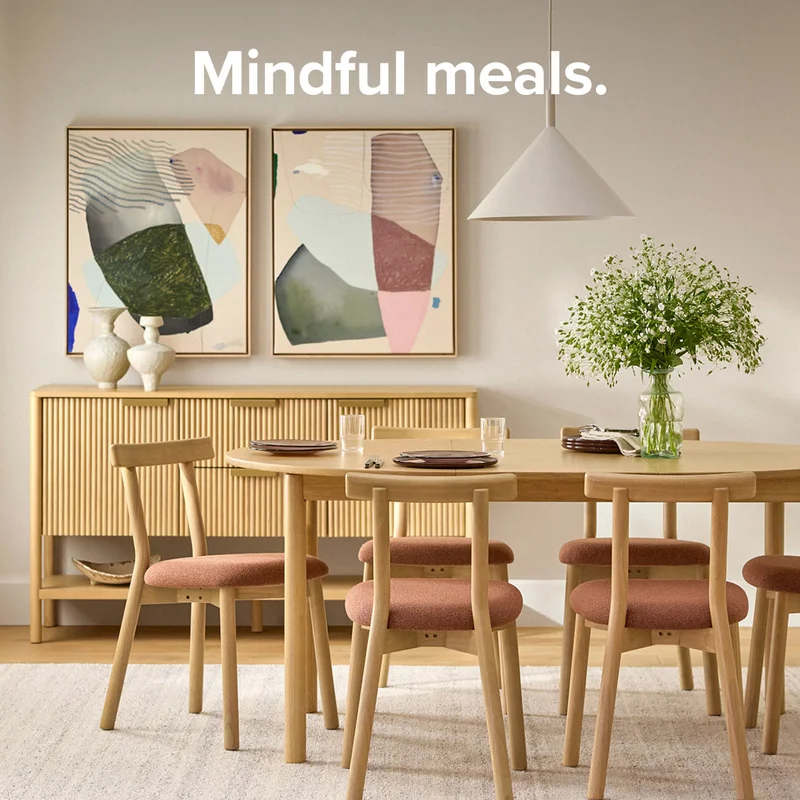 Mindful Meals. Shop Dining Room.