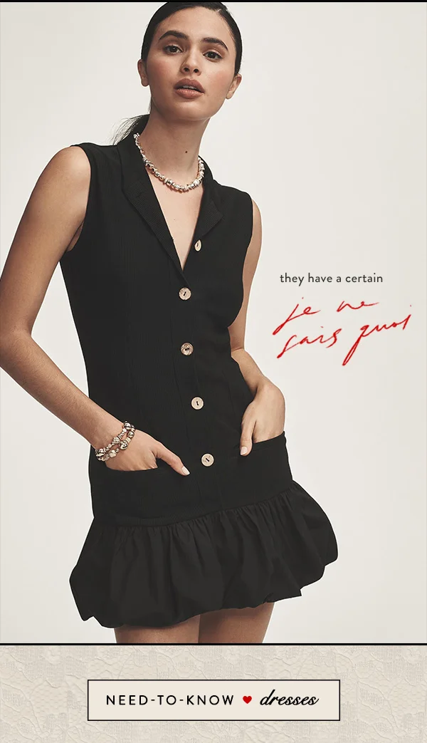 Need-To-Know dresses