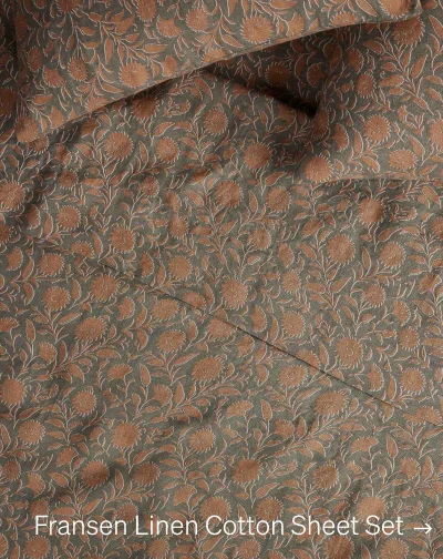 Shop Fransen Linen Cotton Sheet Set