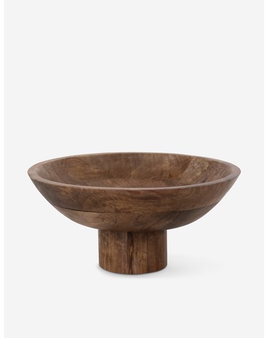 Giles Footed Bowl-Natural