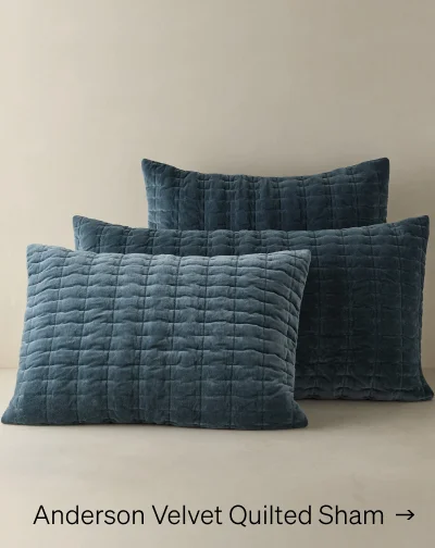 Shop Anderson Velvet Quilted Sham