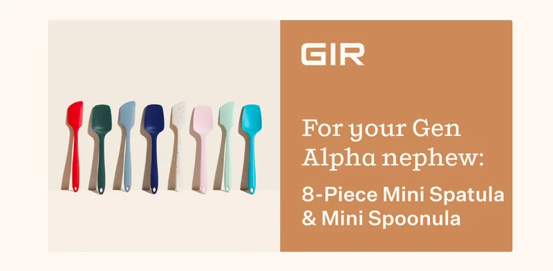 GIR | For your Gen Alpha nephew: 8-Piece Mini Spatula & Mini Spoonula