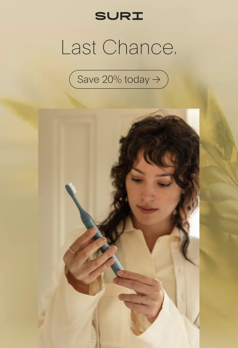 Last chance to get 20% off