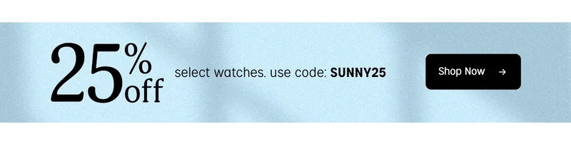25% off summer sale