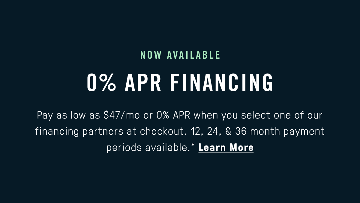 0% APR Financing