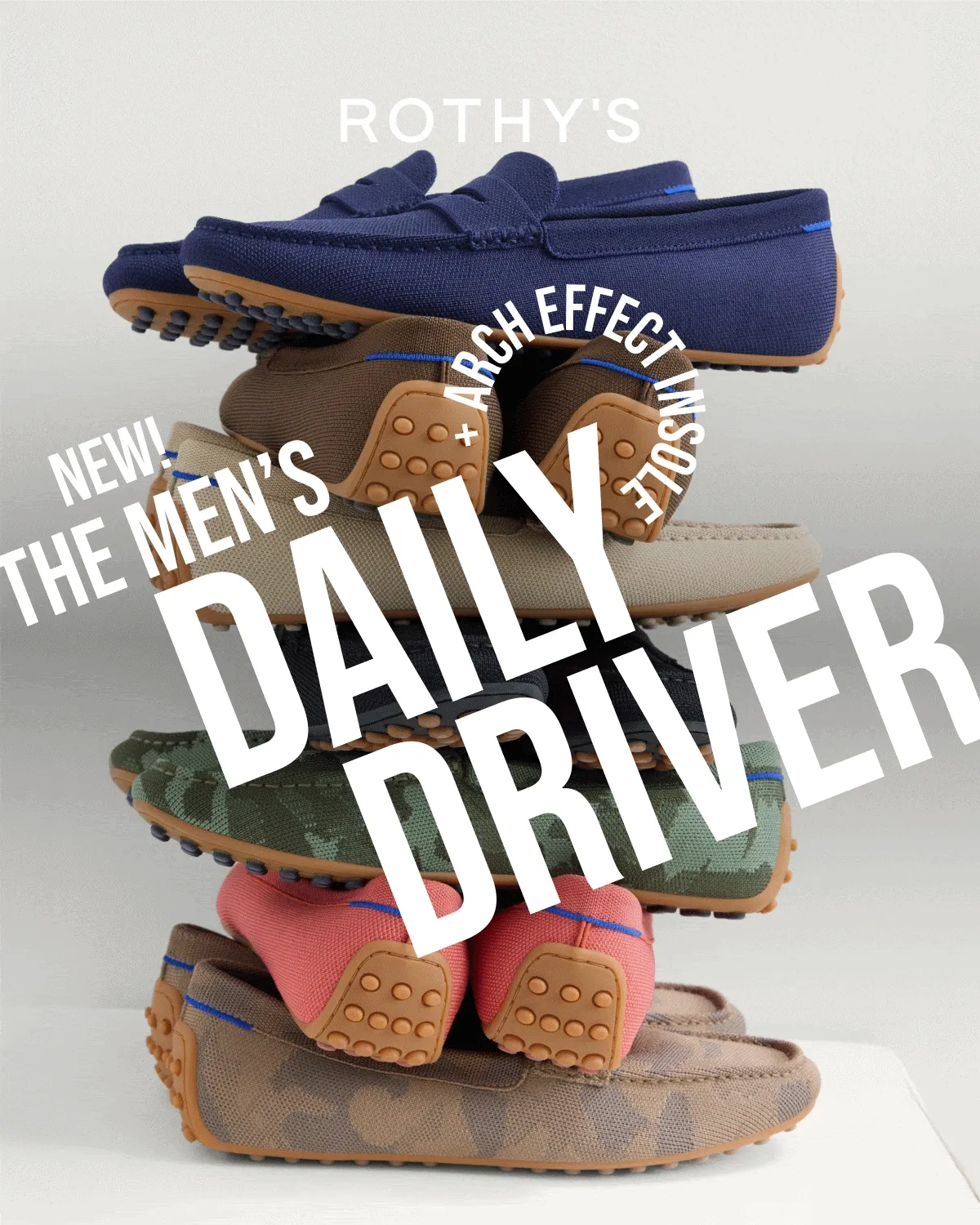 NEW! The Men’s Daily Driver +Arch Effect Insole