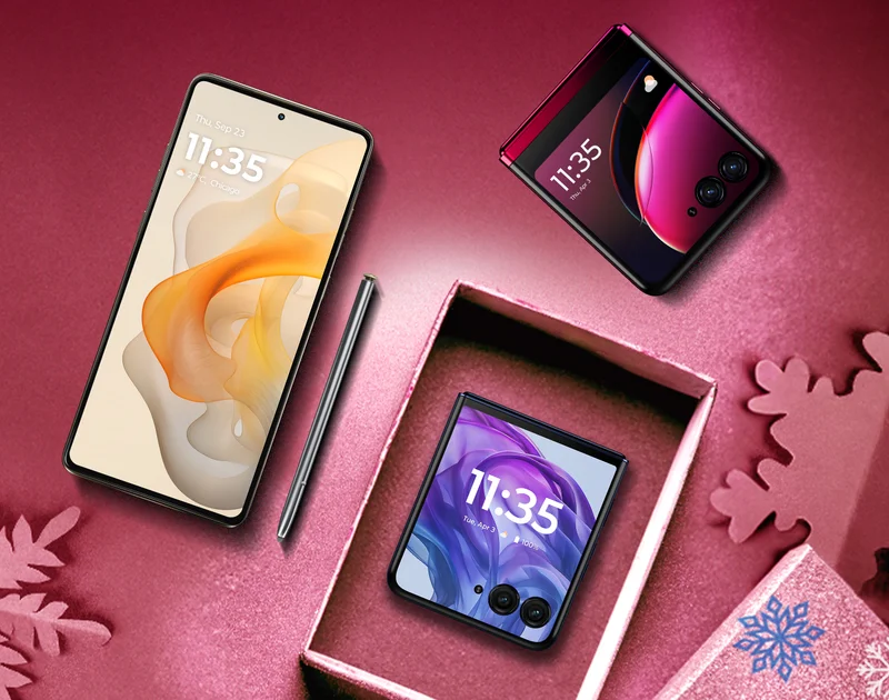 moto g stylus 5G - 2024, motorola razr+ 2024 and motorola razr+ 2023