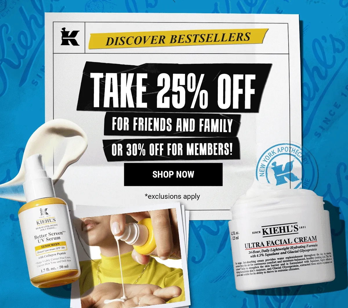 Take 25% Off For Friends And Family