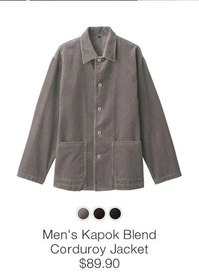 Shop Men's Kapok Blend Corduroy Jacket