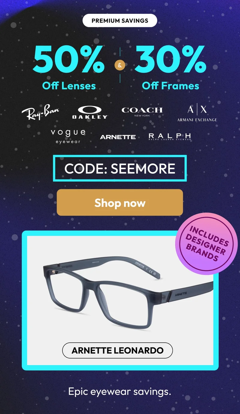 CODE: SEEMORE - SHOP NOW