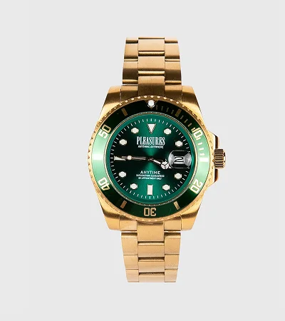 ANYTIME WATCH GOLD / GREEN