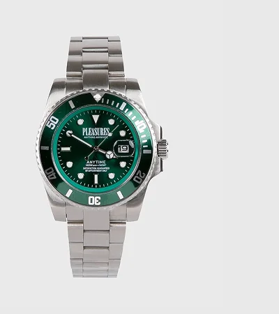 ANYTIME WATCH - GREEN / SILVER