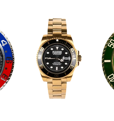 ANYTIME WATCH GOLD / BLACK