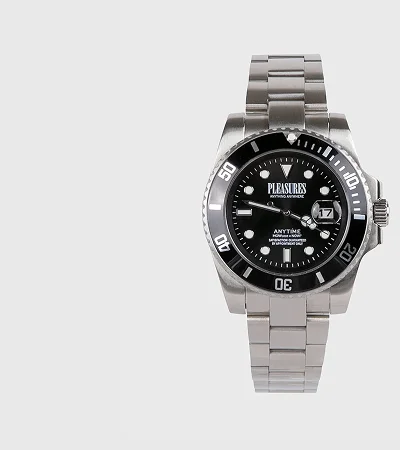 ANYTIME WATCH - BLACK / SILVER