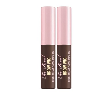 Too Faced Brow Wig Brush on Brow Gel Duo