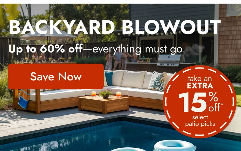 Shop the Backyard Blowout