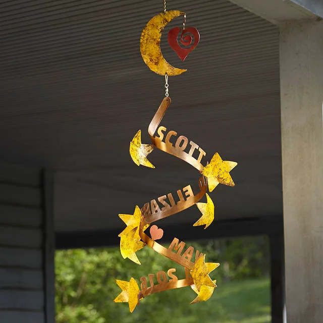 Stars Align Personalized Wind Sculpture
