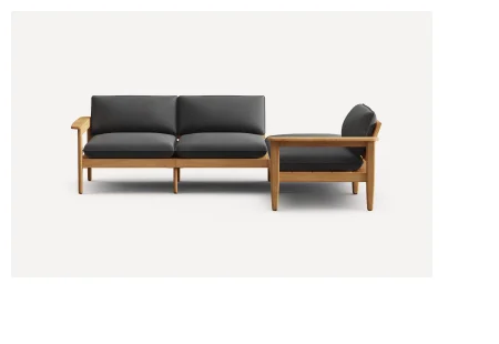 Dunes Teak 4-Piece Sectional