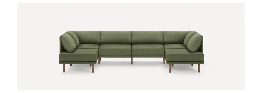 Range 6-Piece Sectional Double Lounger