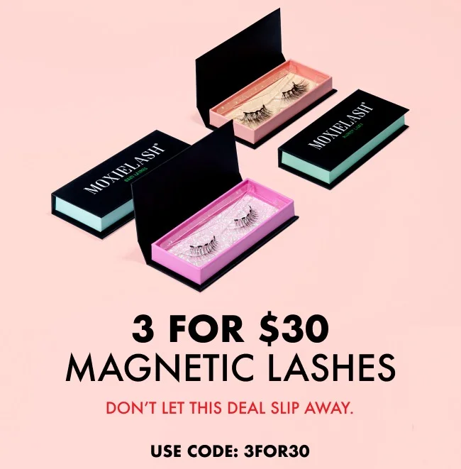 Buy 3 Magnetic Lashes for $30!