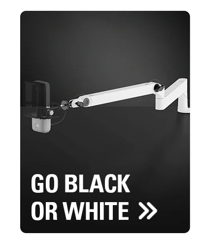 Go black or white.