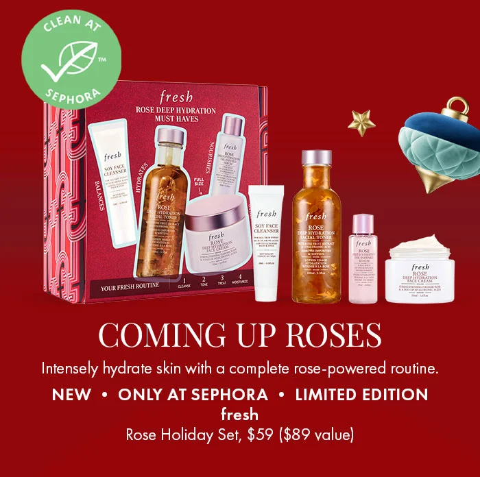 fresh Rose Holiday Set