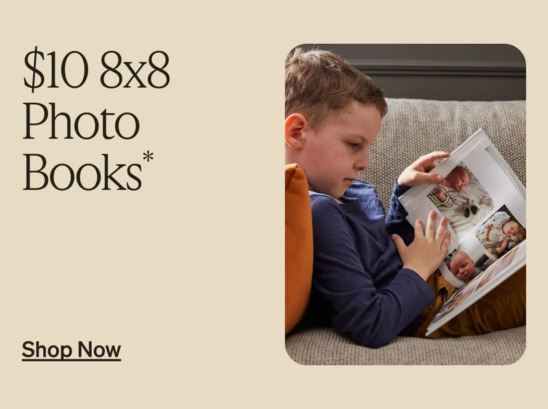 Up to 50% Off Almost Everything + $10 8x8 Photo Books