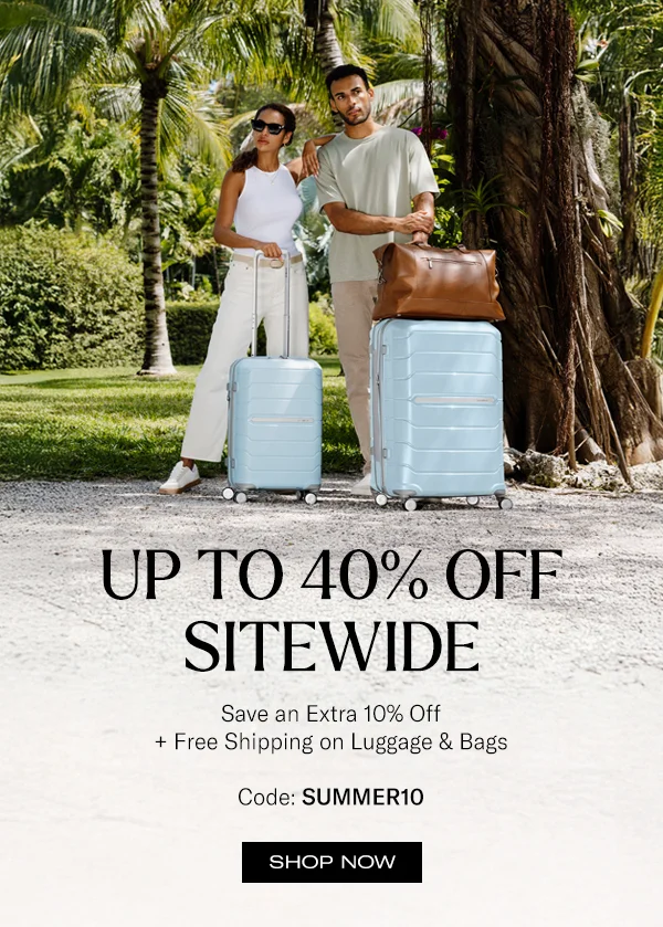 Shop Up to 40% Off + Extra 10% + FREE Shipping