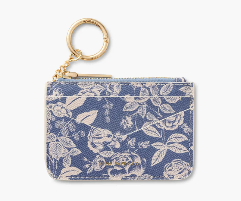 Image of Key Ring Card Case - English Rose