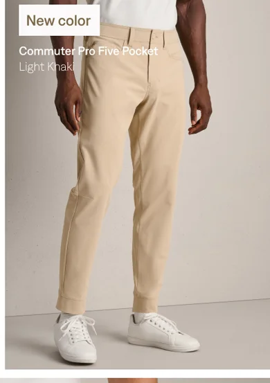 Commuter® Pro Five Pocket: Light Khaki
