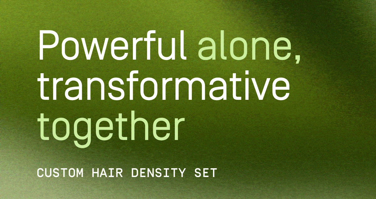 Powerful alone, transformative together