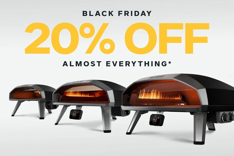 Ooni's Black Friday Event is on - Save 20% on almost everything