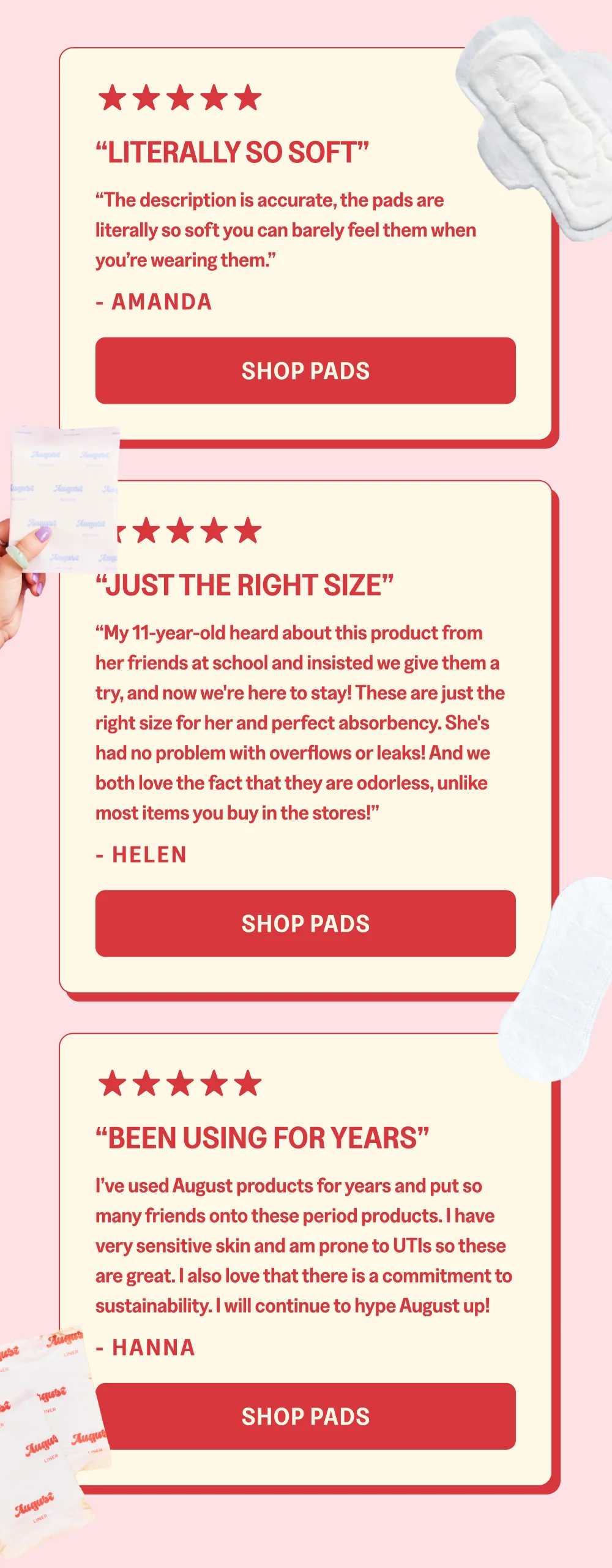 [SHOP TAMPONS]