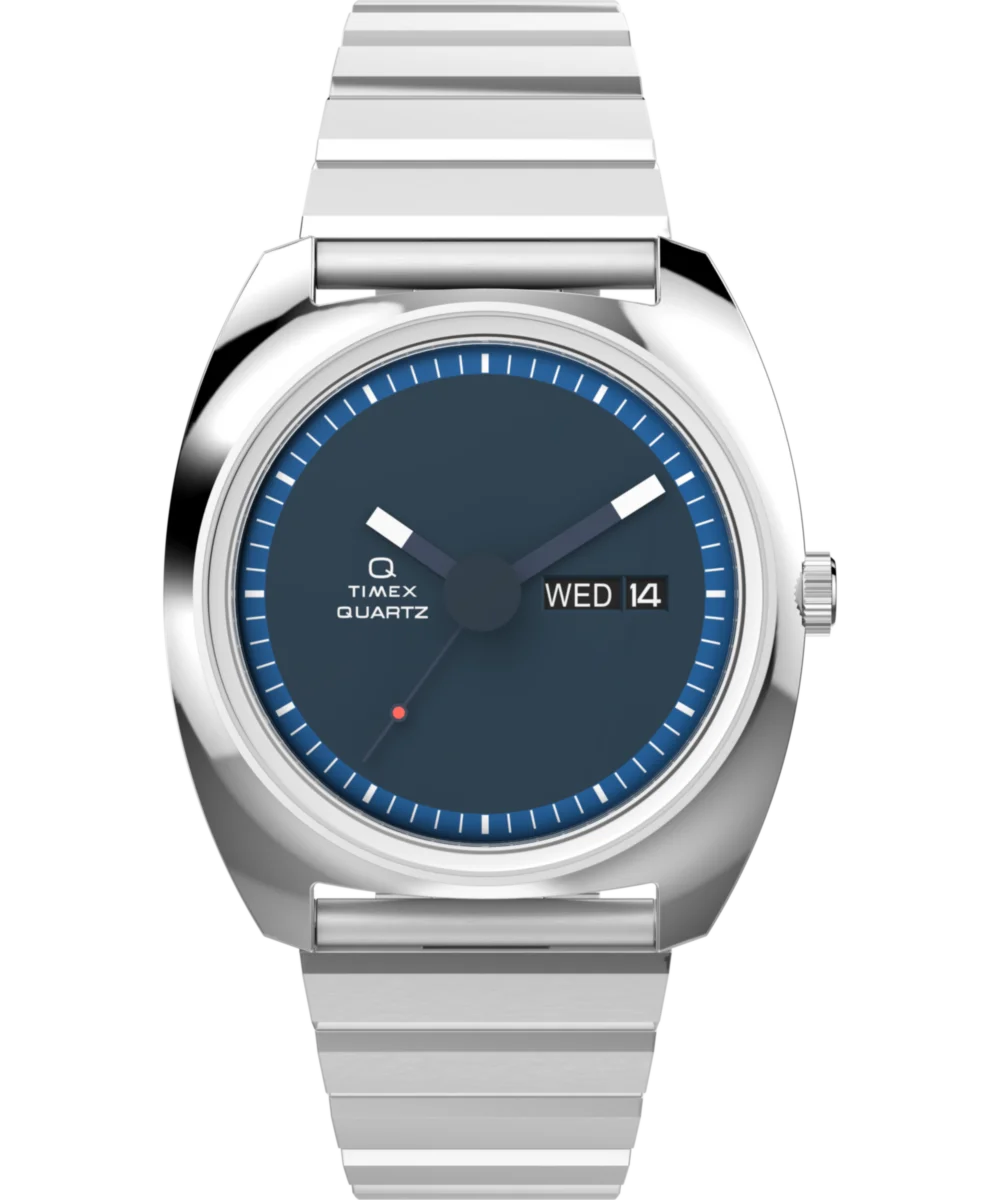 Image of Q Timex 1975 Enigma Reissue 37mm Stainless Steel Bracelet Watch