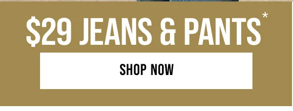 $29 jeans & pants* shop now