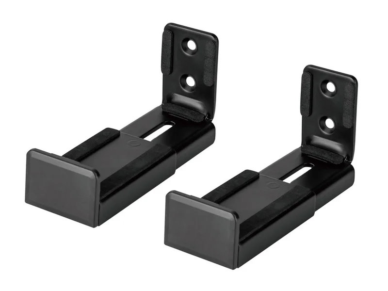 Universal Soundbar Wall Mount Brackets Pair, Depth Adjustable, Holds up to 33 lbs