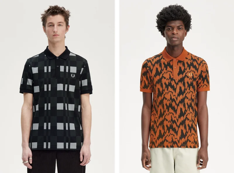 Patterned Polo Shirts