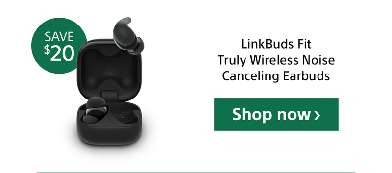LinkBuds Fit Truly Wireless Noise Canceling Earbuds | Shop now