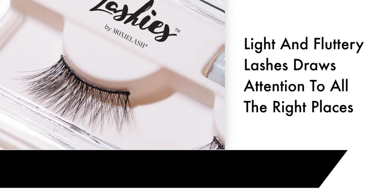 Light And Fluttery Lashes Draws Attention To All The Right Places