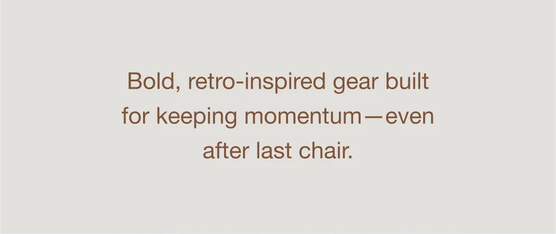 Bold, retro-inspired gear built for keeping momentum —even  after last chair. Forest Olive  & TNF Black
