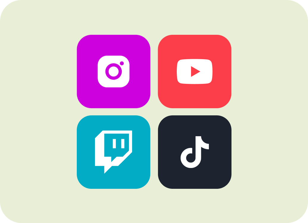 Add you icons. Grow your following.