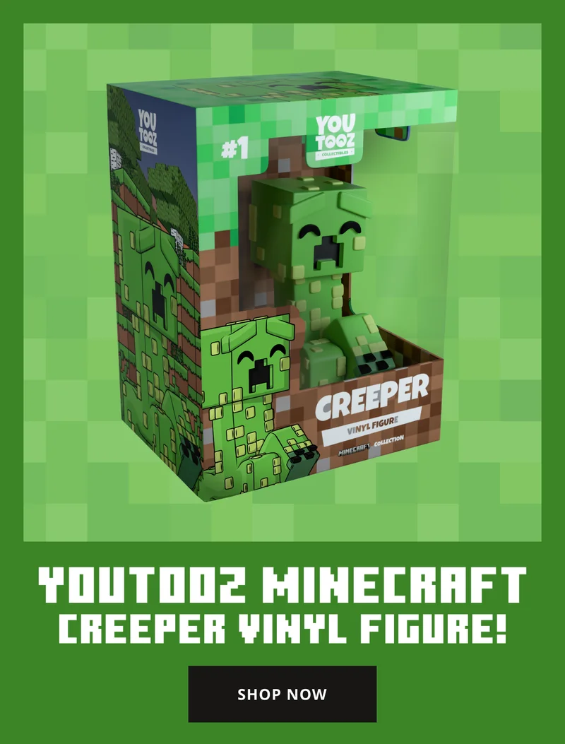 Shop Youtooz Minecraft Creeper Vinyl Figure