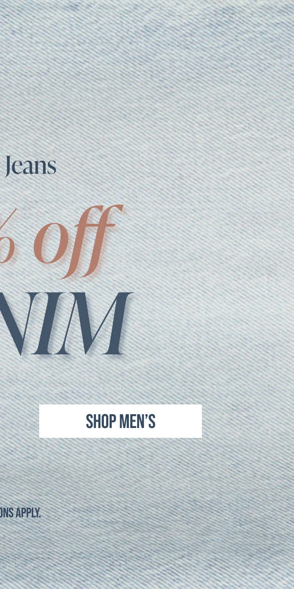 30% off Denim Shop Men's