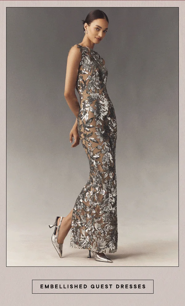 embellished guest dresses