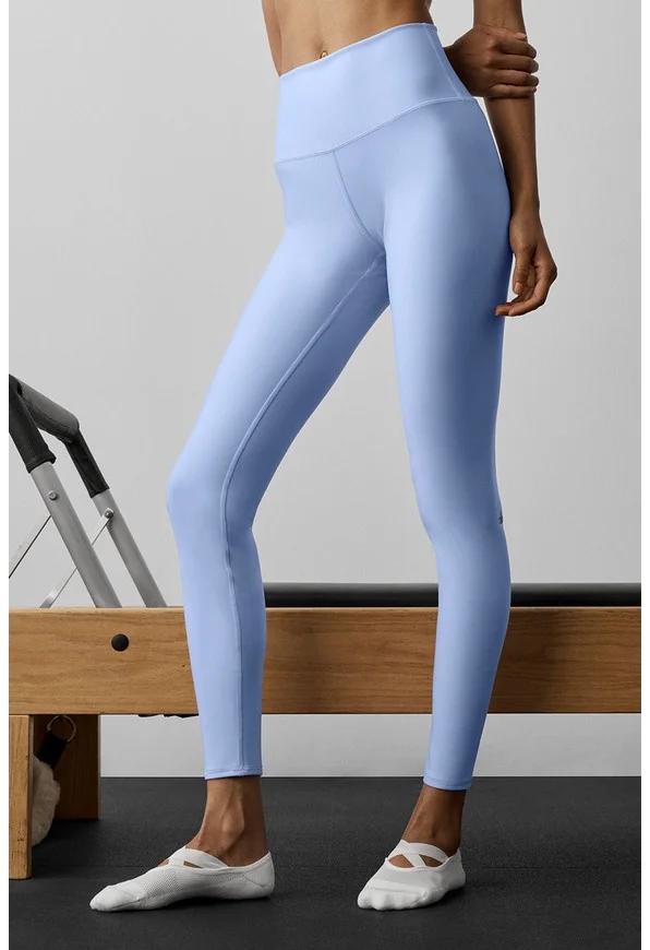 High-Waist Airlift Legging - Light Provence Blue - Light Provence Blue / XS / Full 28"
