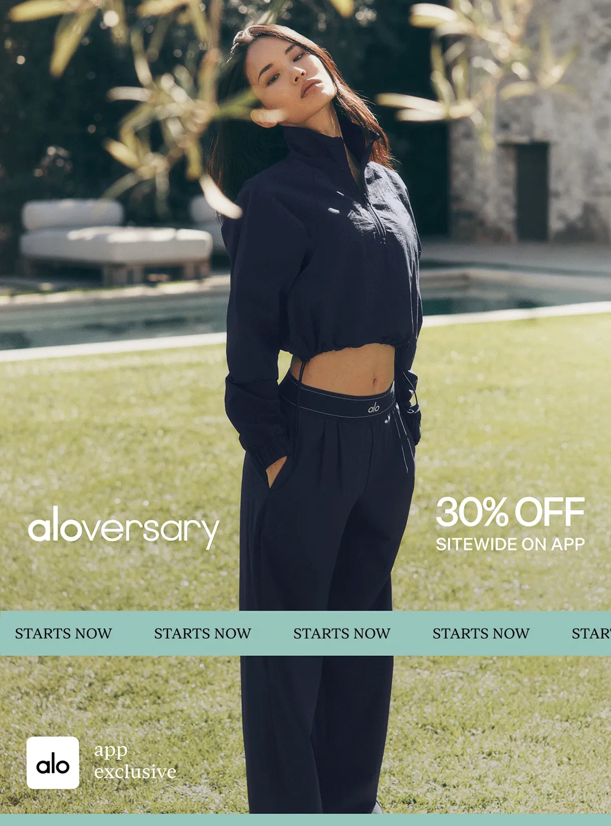 ALOVERSARY. 30% OFF SITEWIDE ON APP. STARTS NOW. APP EXCLUSIVE